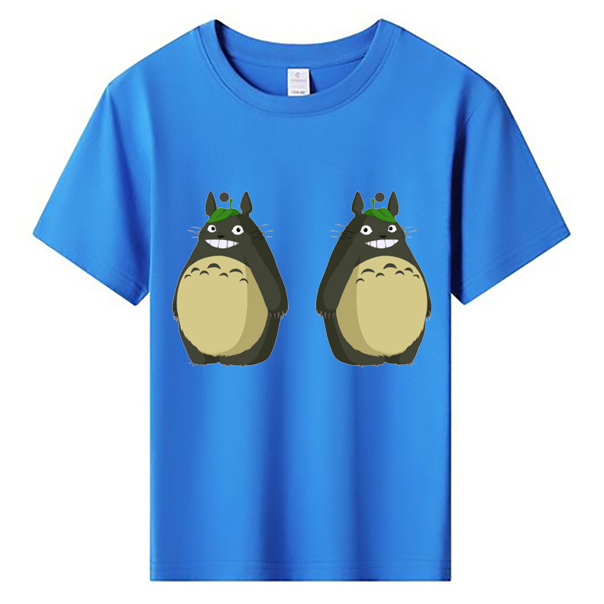 （画像用） となりのトトロ 草壁メイ 草壁サツキ My Neighbor Totoro Satsuki Kusakabe Mei Kusakabe 綿100％キッズTシャツ（フロントプリント）